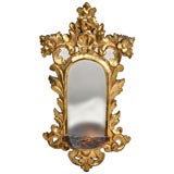 Italian Giltwood Mirror/Shelf C. 1920's