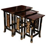 Vintage CHINESE  NESTING TABLES