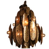 REDUCED FROM  $3400.00  HUGE CHANDELIER  ATTR.TOM GREEN