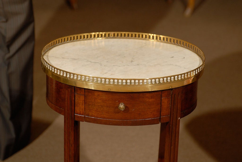 French Petite 19th century Oval Louis XVI Side Table