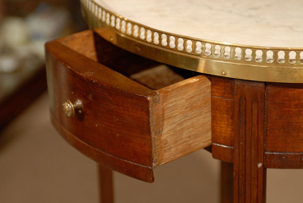 19th Century Petite 19th century Oval Louis XVI Side Table