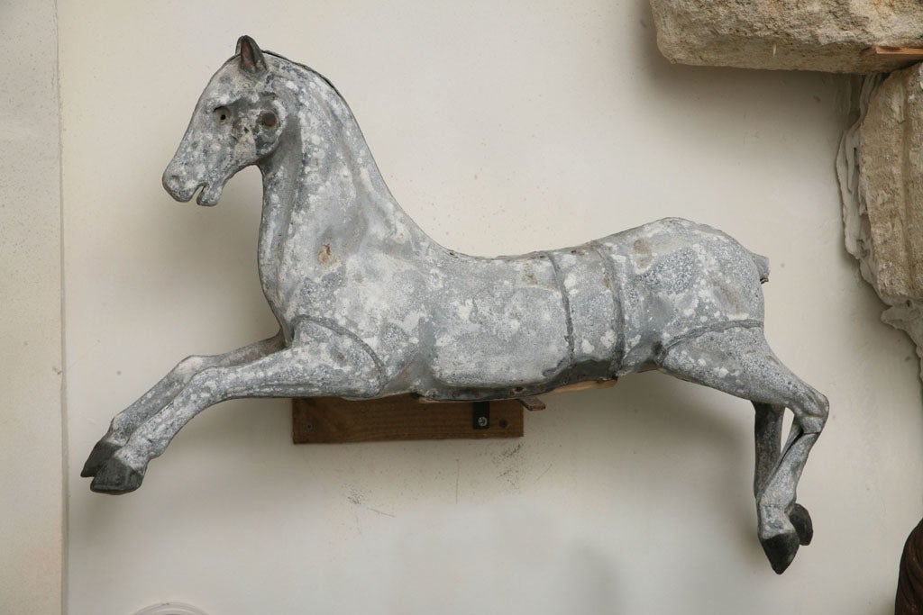 Antique Horse en zinc