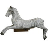 Antique Horse en zinc