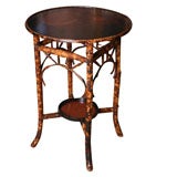 Very unusual 19th Century Brighton Bamboo round Table