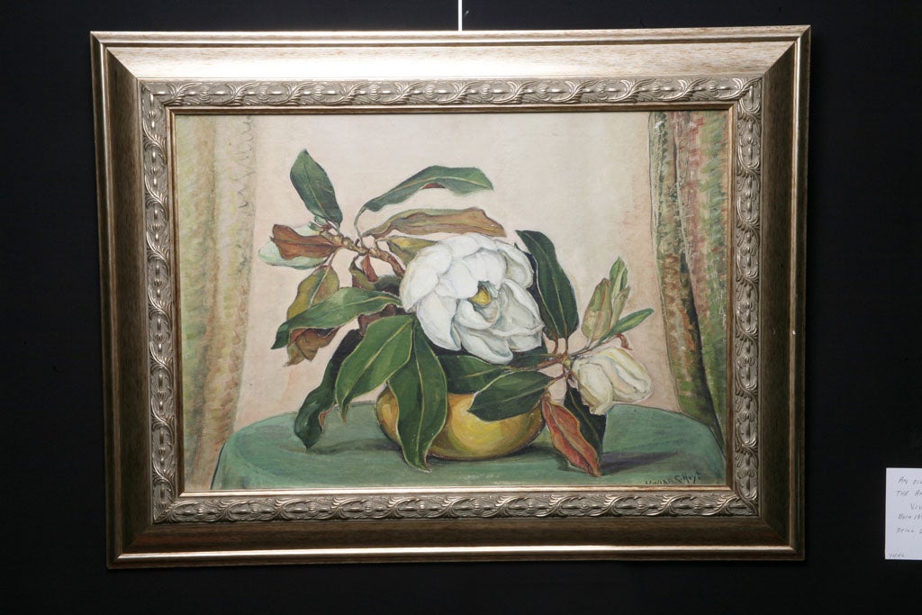 A Still Life oil painting of Garenia's