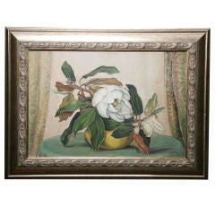 A Still Life oil painting of Garenia
s