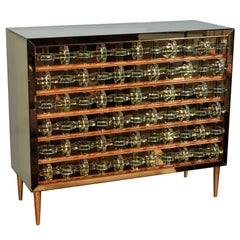 "Trico" Unique 6 Drawer Chest by Roberto Giulio Rida