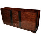 French Art Deco Exotic Macassar Ebony Buffet/ Sideboard