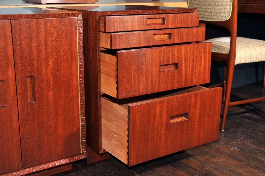Pair Side by Frank Lloyd Wright for Heritage Henredon at 1stdibs