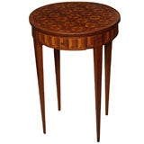 FRENCH MARQUETRY ROUND TABLE 12