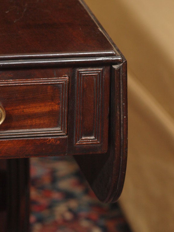 Mahogany English Regency Sofa Table For Sale