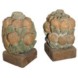 Carved fruit basket