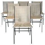 Alan Gould String Chairs (Set of 6), for Hilda Lipkin, c.1952