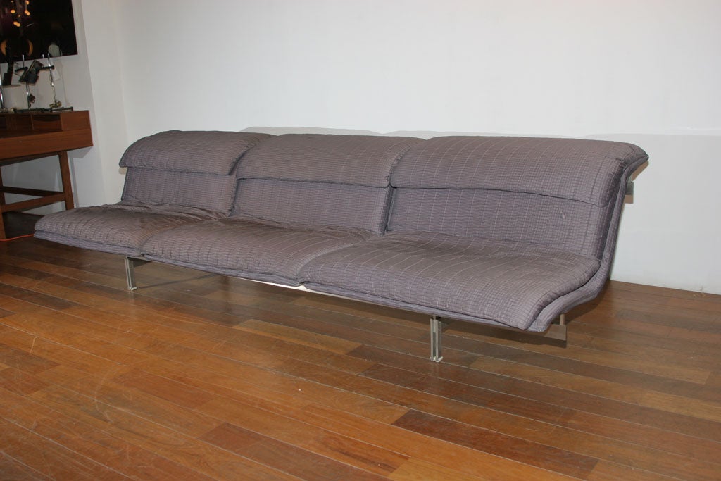 Saporiti Italia, Wave Sofas in Missoni Linen (Pair of 2), c.1980