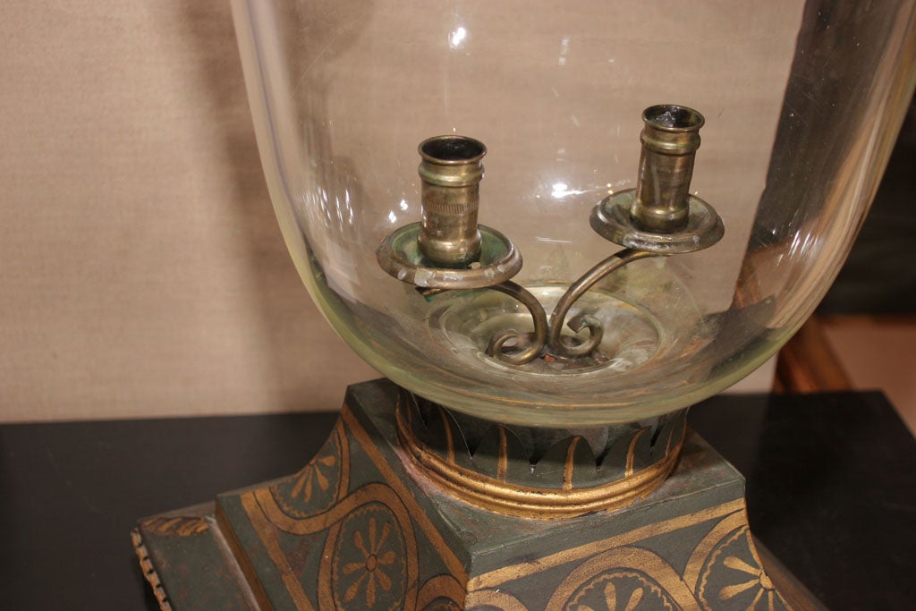 A Glass and Tole Photophore 3