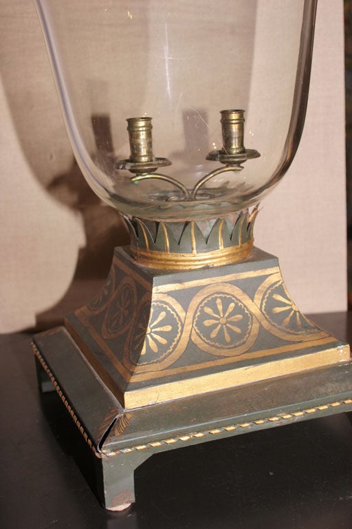 A Glass and Tole Photophore 6