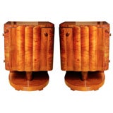 Pair of Art Deco Nightstands