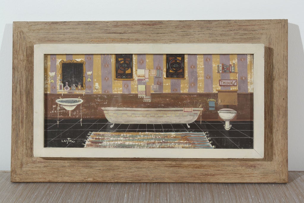 Painting in Naive Style by Margaret Layton
