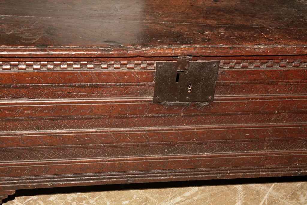 18th Century and Earlier 17th Century William and Mary Blanket Chest