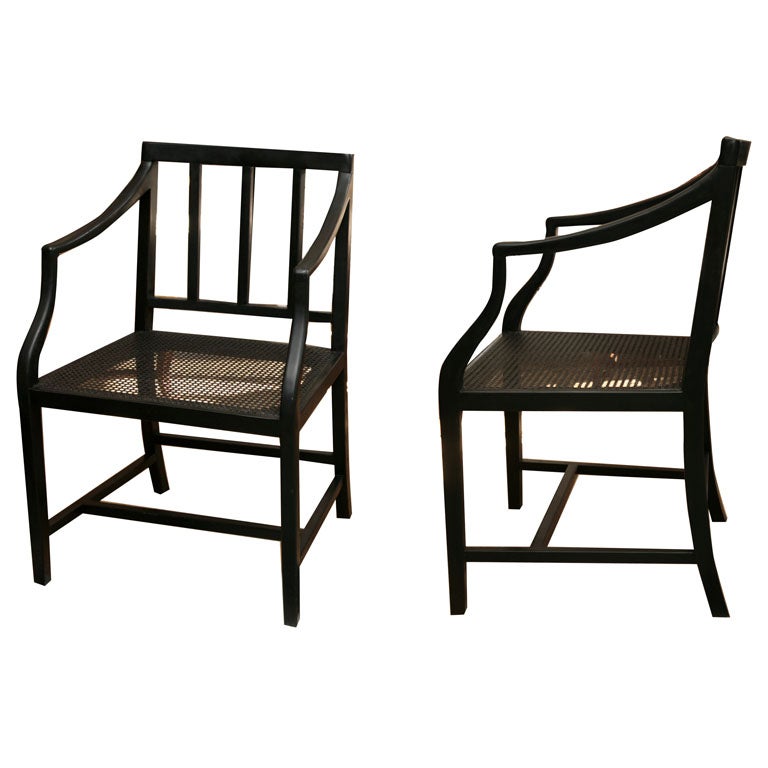 As Seen in "IT'S COMPLICATED" at 1stDibs complicated chair, black cane dining chair, its