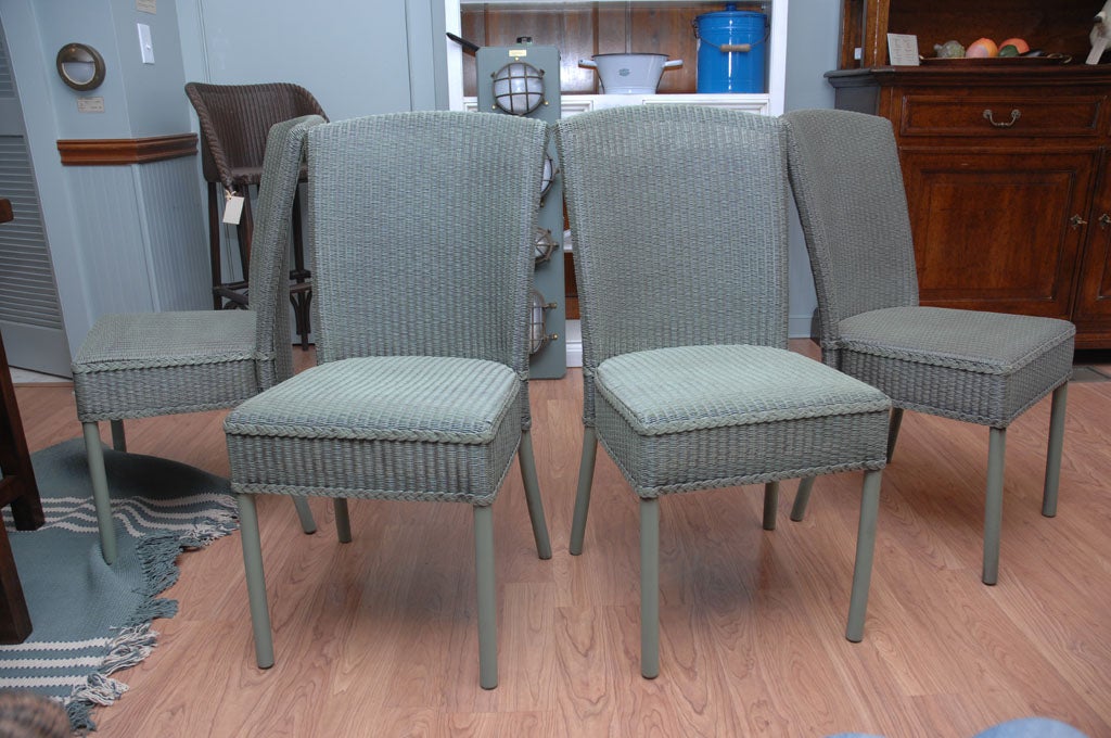 Loom Italia "Lido" Chairs in 'Old Green'