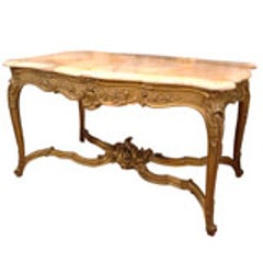 Beautiful 19th salon table-Russian Onyx top 7