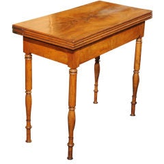 Antique 19th Century Cherry Wood Games Table