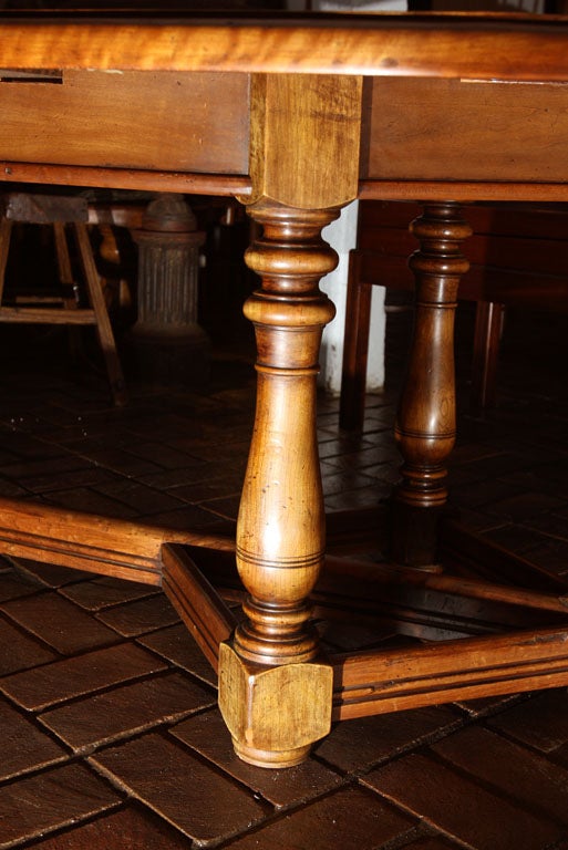 French Cherry Manor House Table For Sale 3