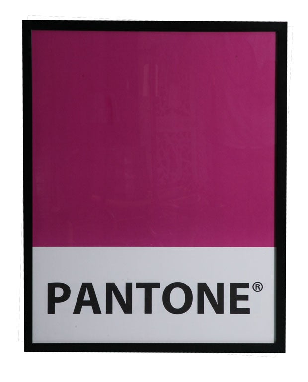American Giant-Sized Framed Pantone Posters