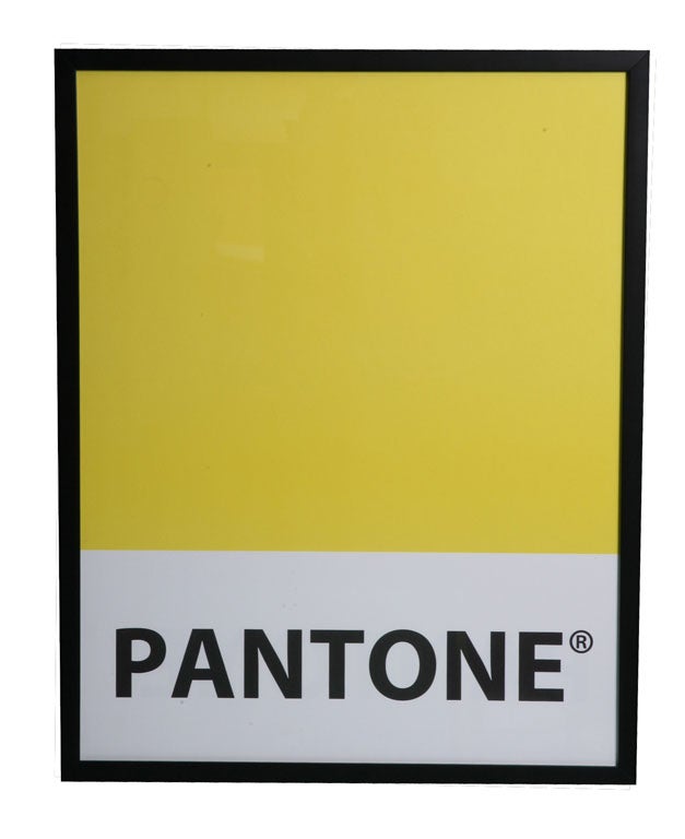 Giant-Sized Framed Pantone Posters 1