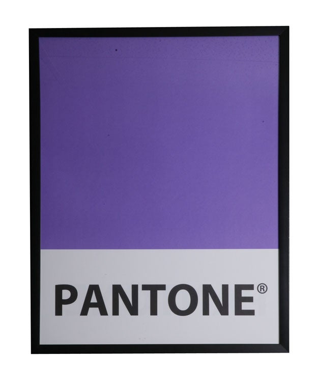 Giant-Sized Framed Pantone Posters 2