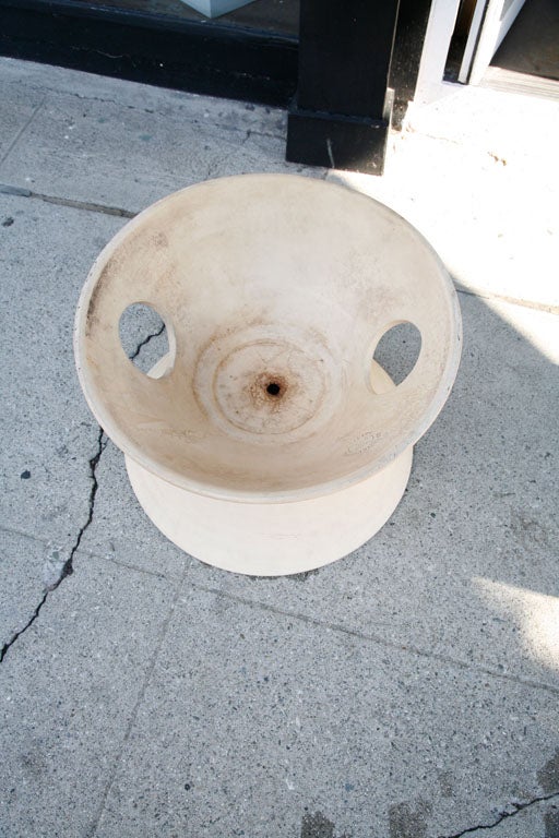 Archtectural Pottery planter double cone AP Lagardo Tackett