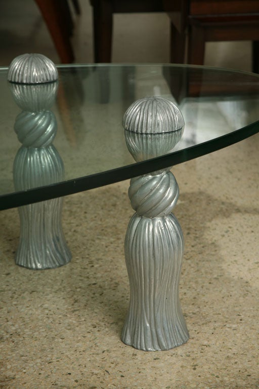 Arthur Court, "Tassle" Cocktail Table For Sale at 1stDibs