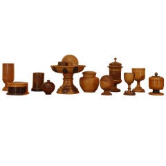 19th Century English Treen Collection