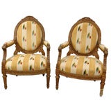 Pair of Antique French Armchairs