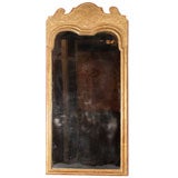 George I Carved Gesso and Giltwood Mirror. English, Circa 1720