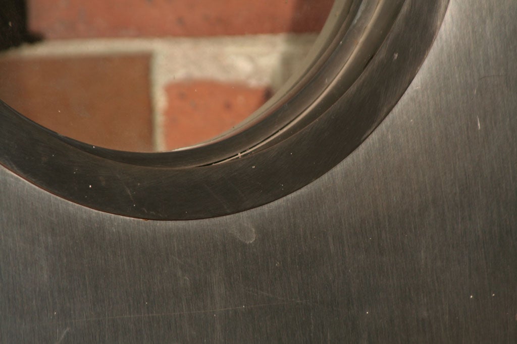 American Stainless Steel Door with Round Window