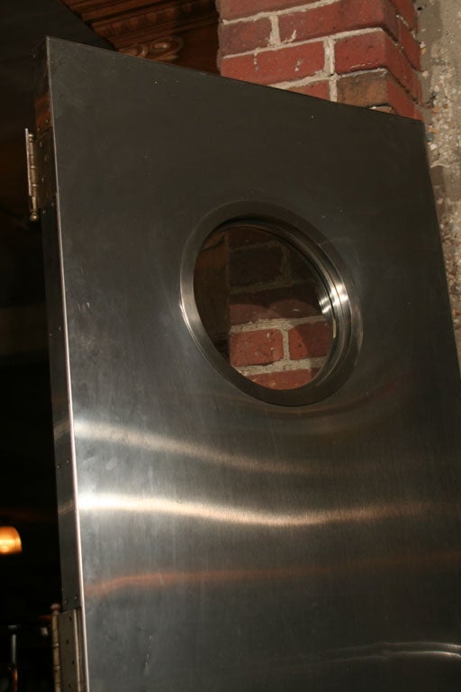 Stainless Steel Door with Round Window 1