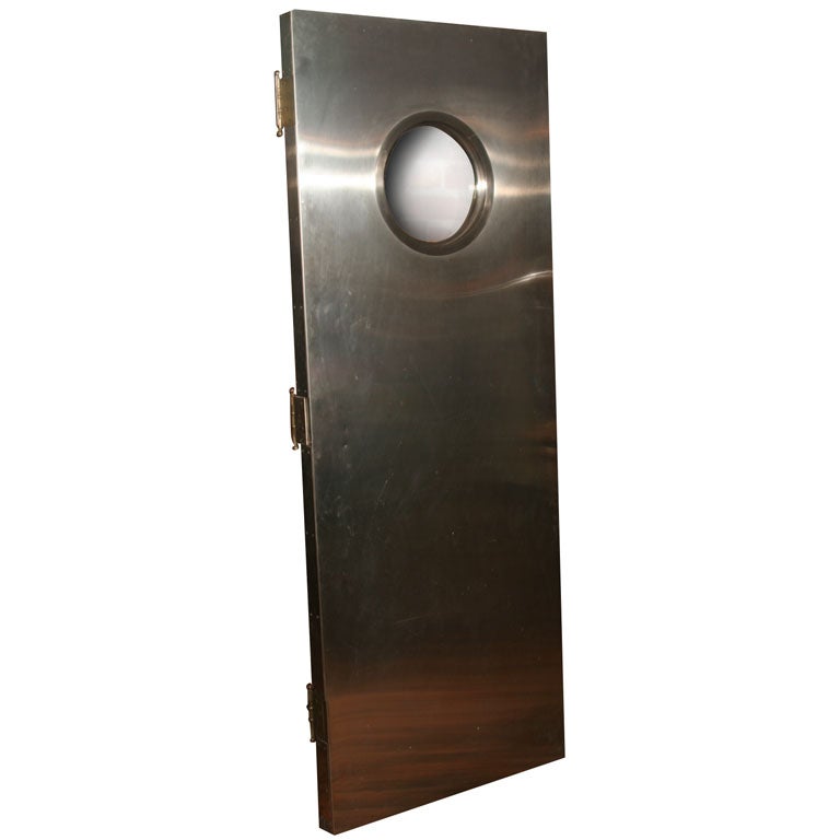 Stainless Steel Door with Round Window