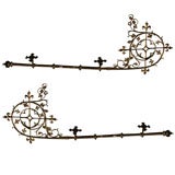 Antique Architectural Gothic Curtain Rods