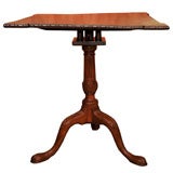 English, George III. mahogany tilt-top birdcage table