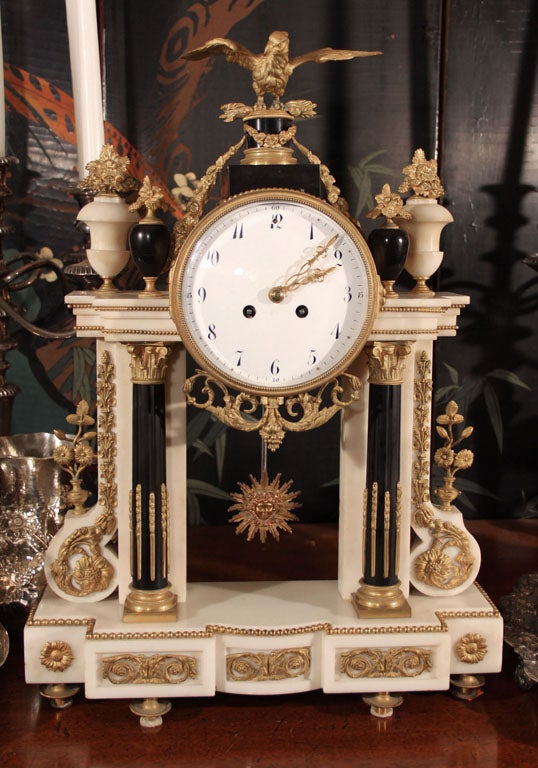 French Louis XVI style Mantel Clock.