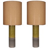 Pair of Danish CeramicTable Lamps