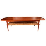 Danish Teak Coffee Table with Shelf