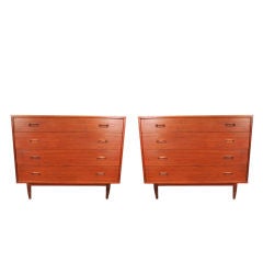 Pair of Danish Bachelor's Chests