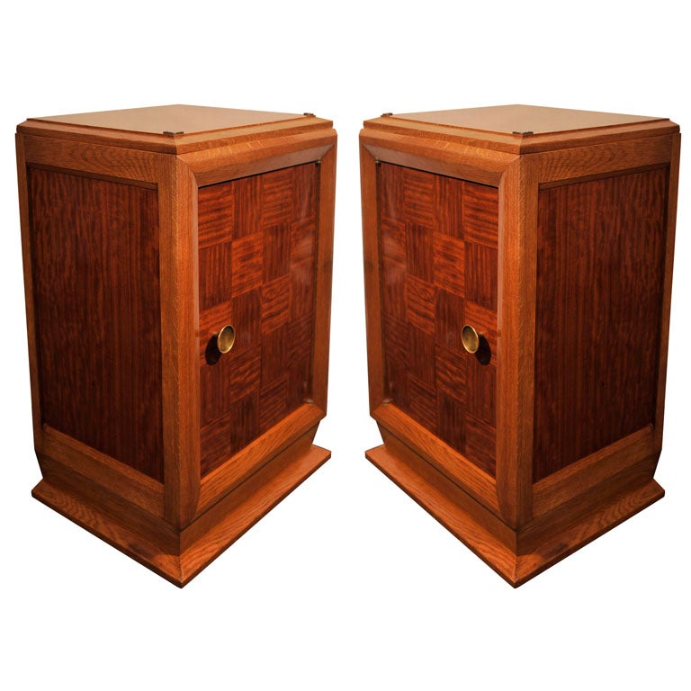 French Night Stands by L. Majorelle For Sale