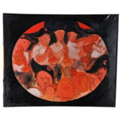 French Mid-Century "The Polytechnique Students" Painting by Bernard Cornille 10