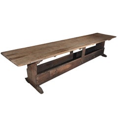 Used SWEDISH TRENCHER/DINING TABLE ca. 1820