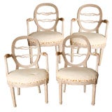 Pair of  Gustavian Chairs Circa 1850