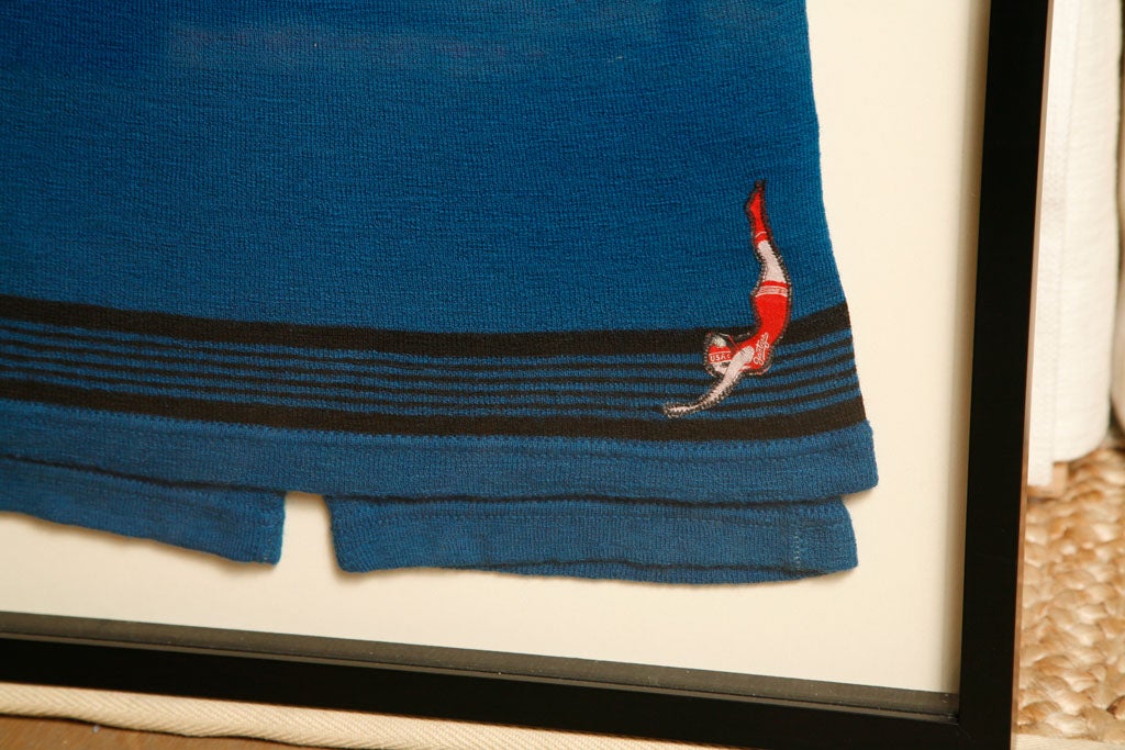 1920's Woman's Blue Jantzen Swim Suit